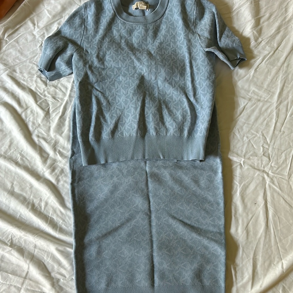 Michael Kors Blue Two Piece Set